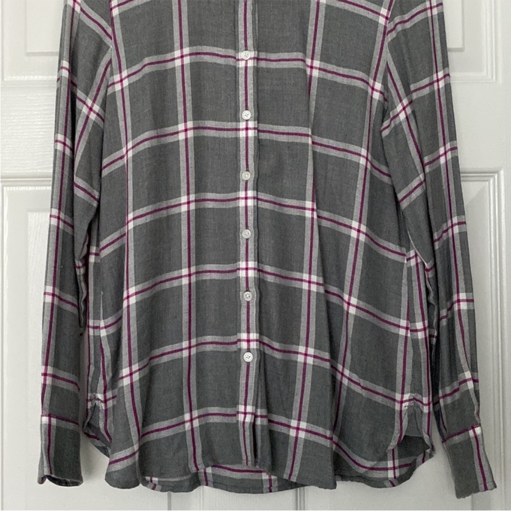 NWOT Banana Republic Dillion Classic Fit Flannel Shirt XS - Picture 7 of 11